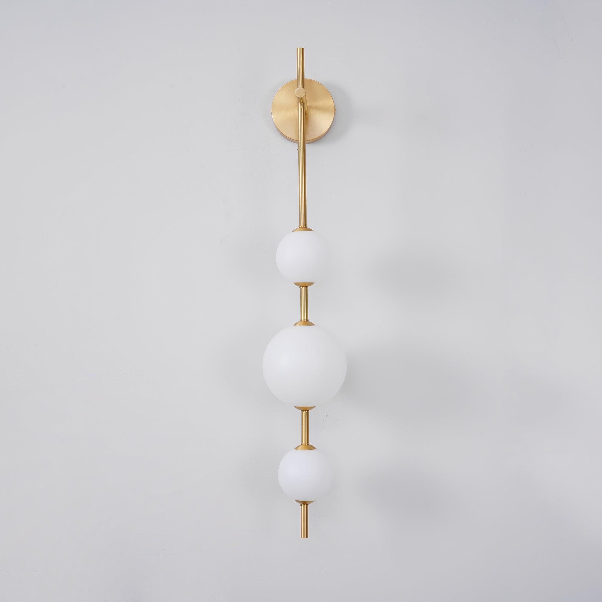 Astrid Vertical Globe Wall Light