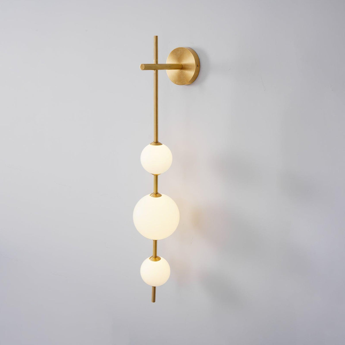 Astrid Vertical Globe Wall Light