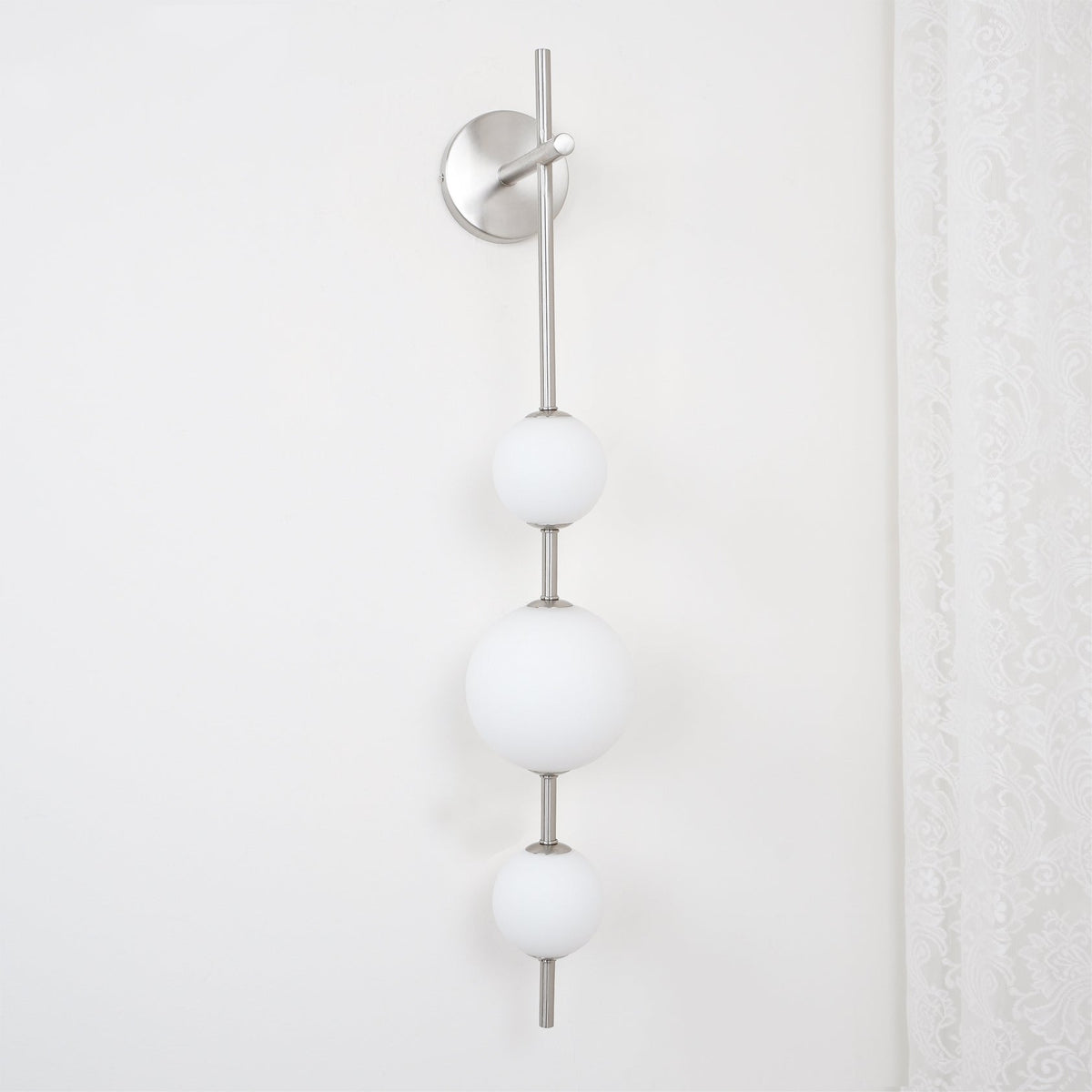 Astrid Vertical Globe Wall Light