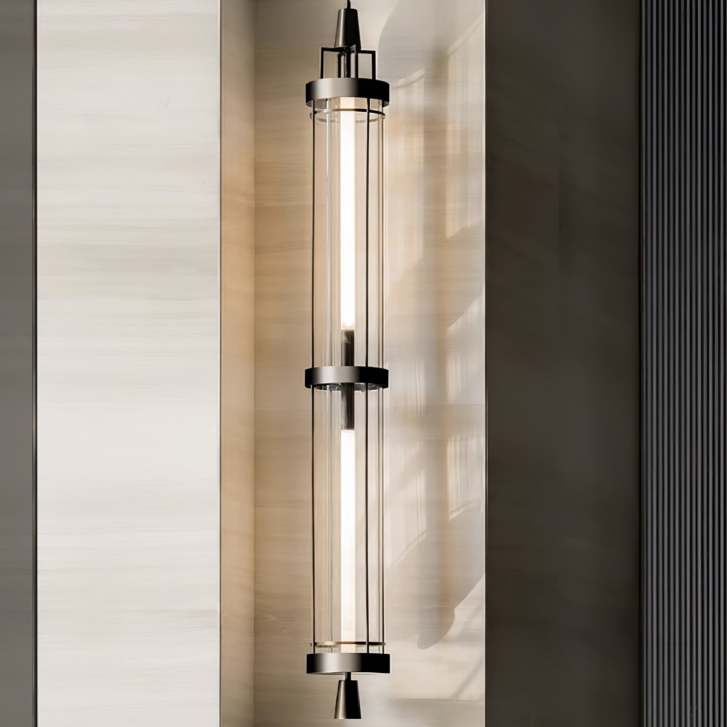 Vertical Modern Minimalist Sconce Wall Lamp - Neutral Decor