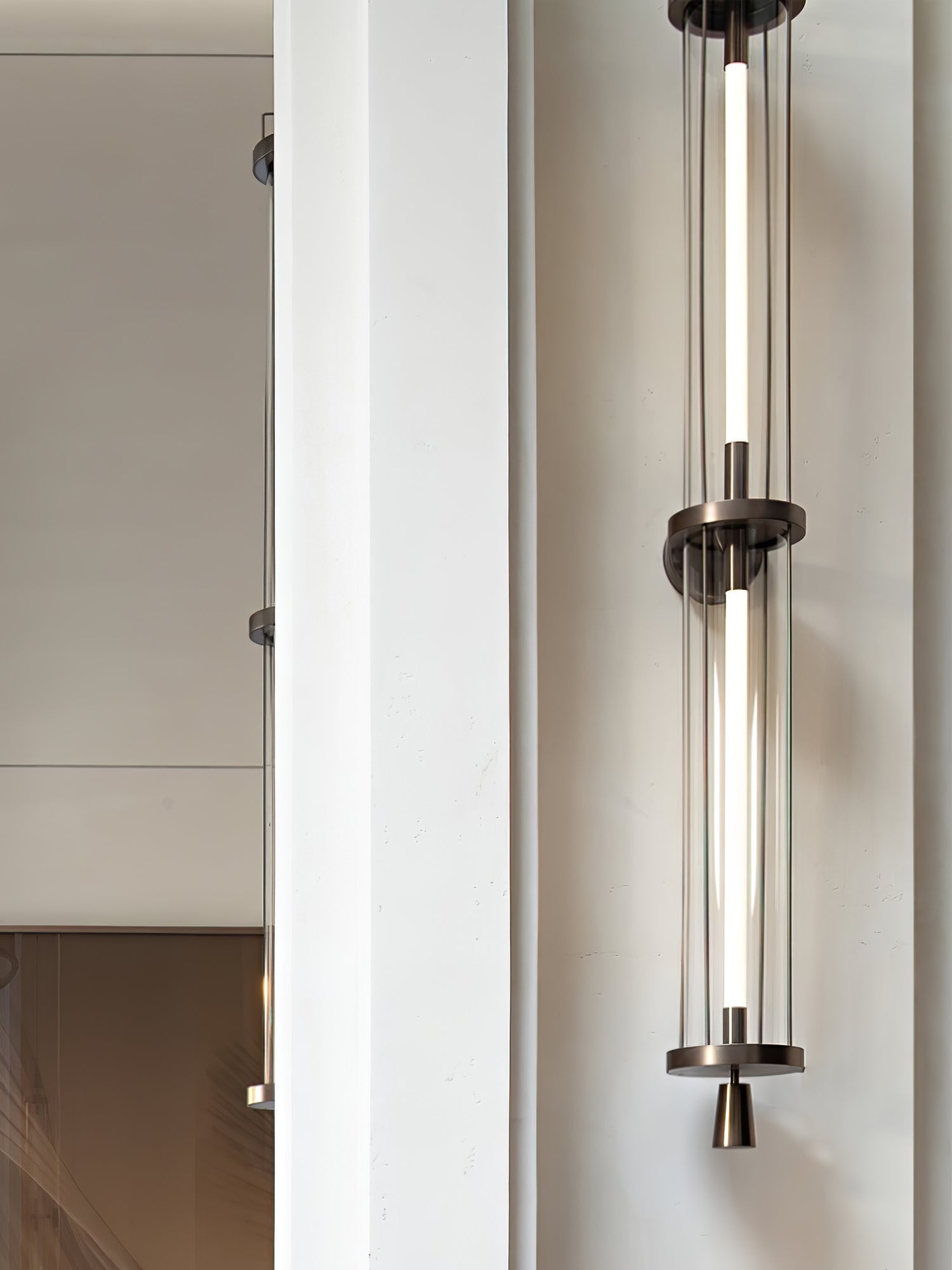 Vertical Modern Minimalist Sconce Wall Lamp - Neutral Decor