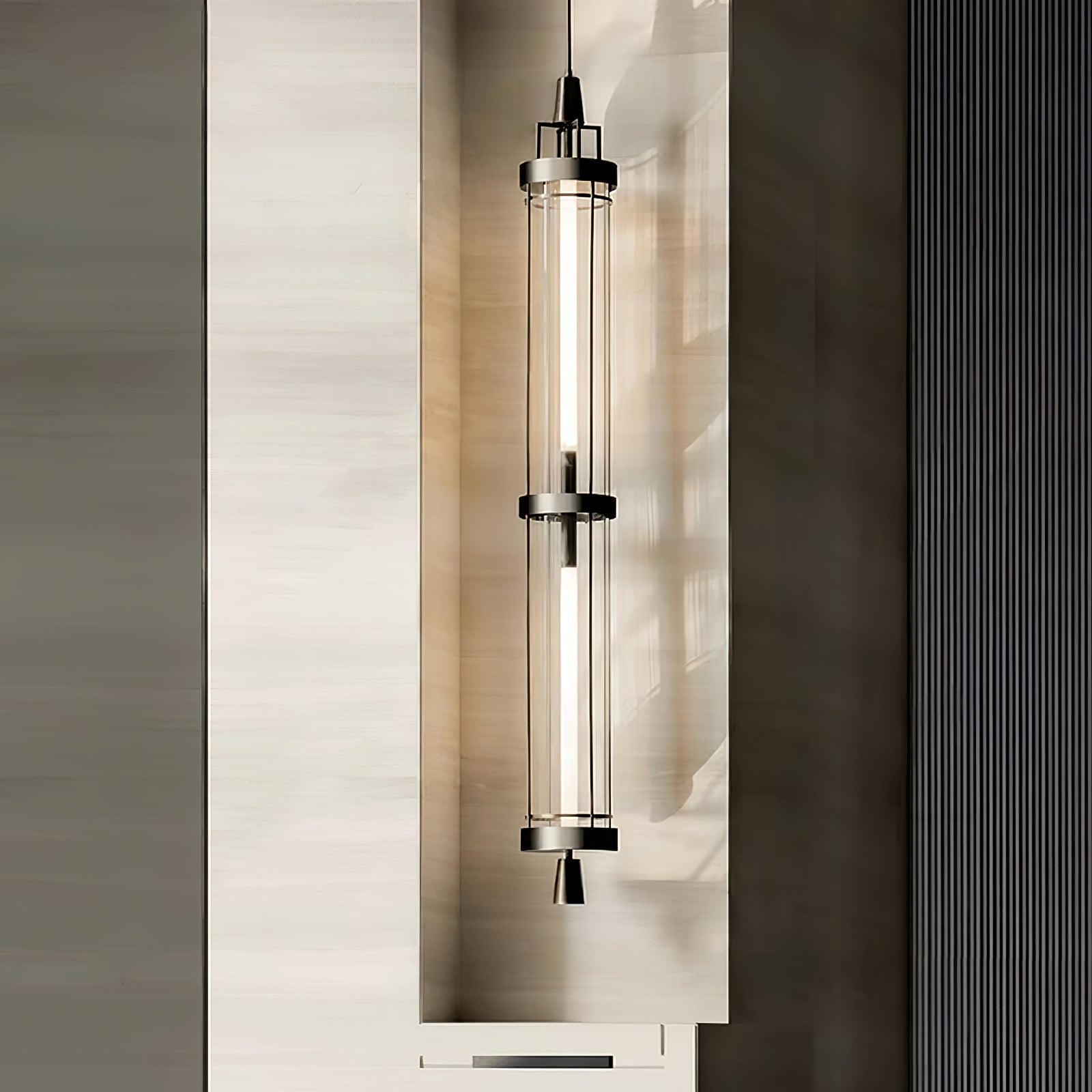 Vertical Modern Minimalist Sconce Wall Lamp - Neutral Decor