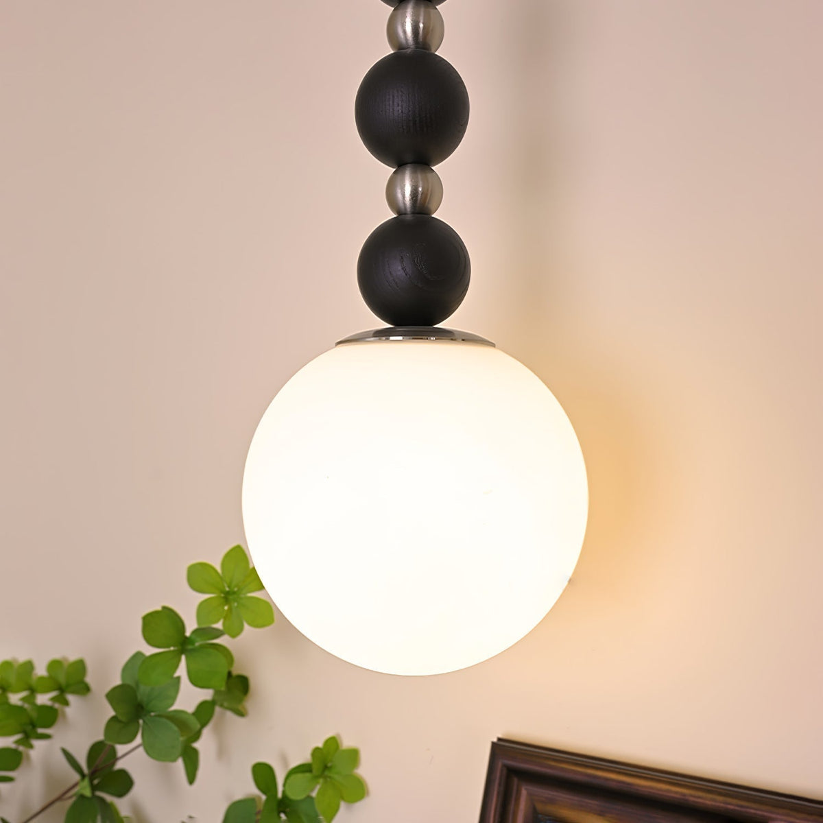 Golie Minimalist Wood Pendant Lamp