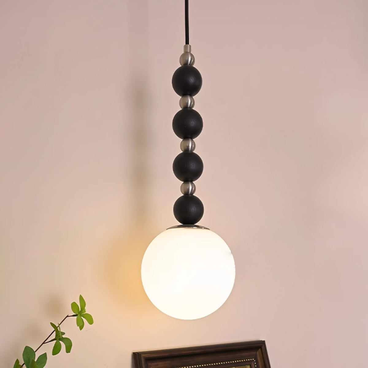Golie Minimalist Wood Pendant Lamp