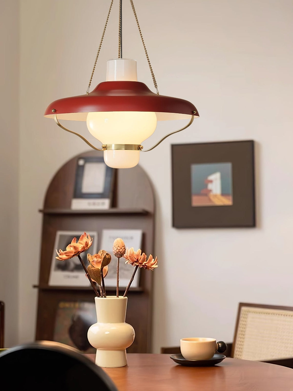 Olaeon Mid-Century Glass Pendant Light