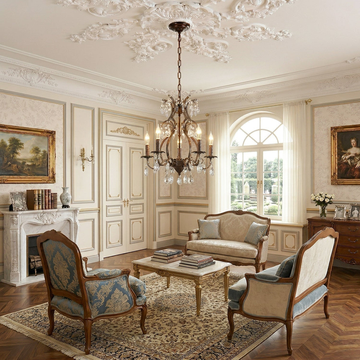 Delmoria Vesper Crystal Chandelier