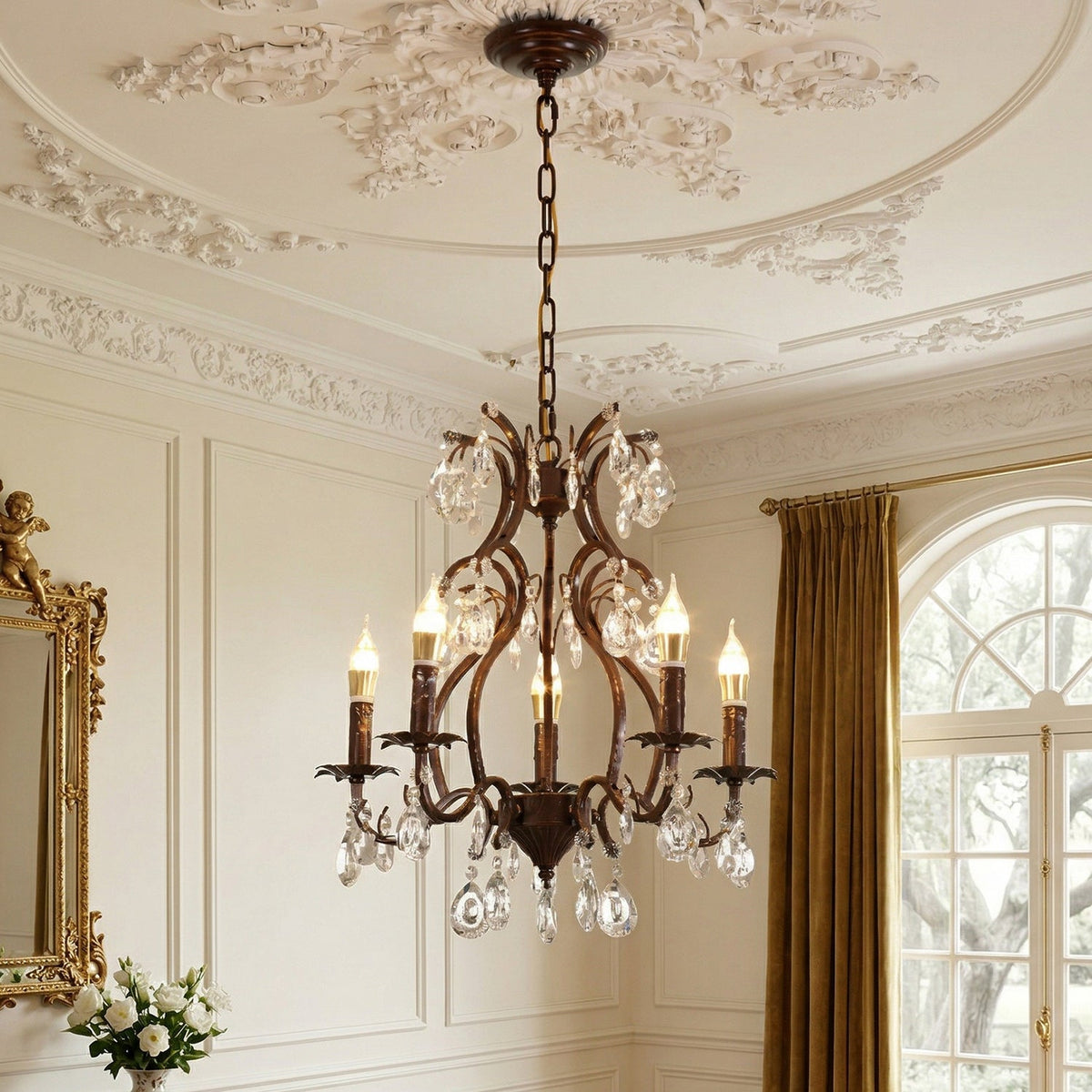 Delmoria Vesper Crystal Chandelier