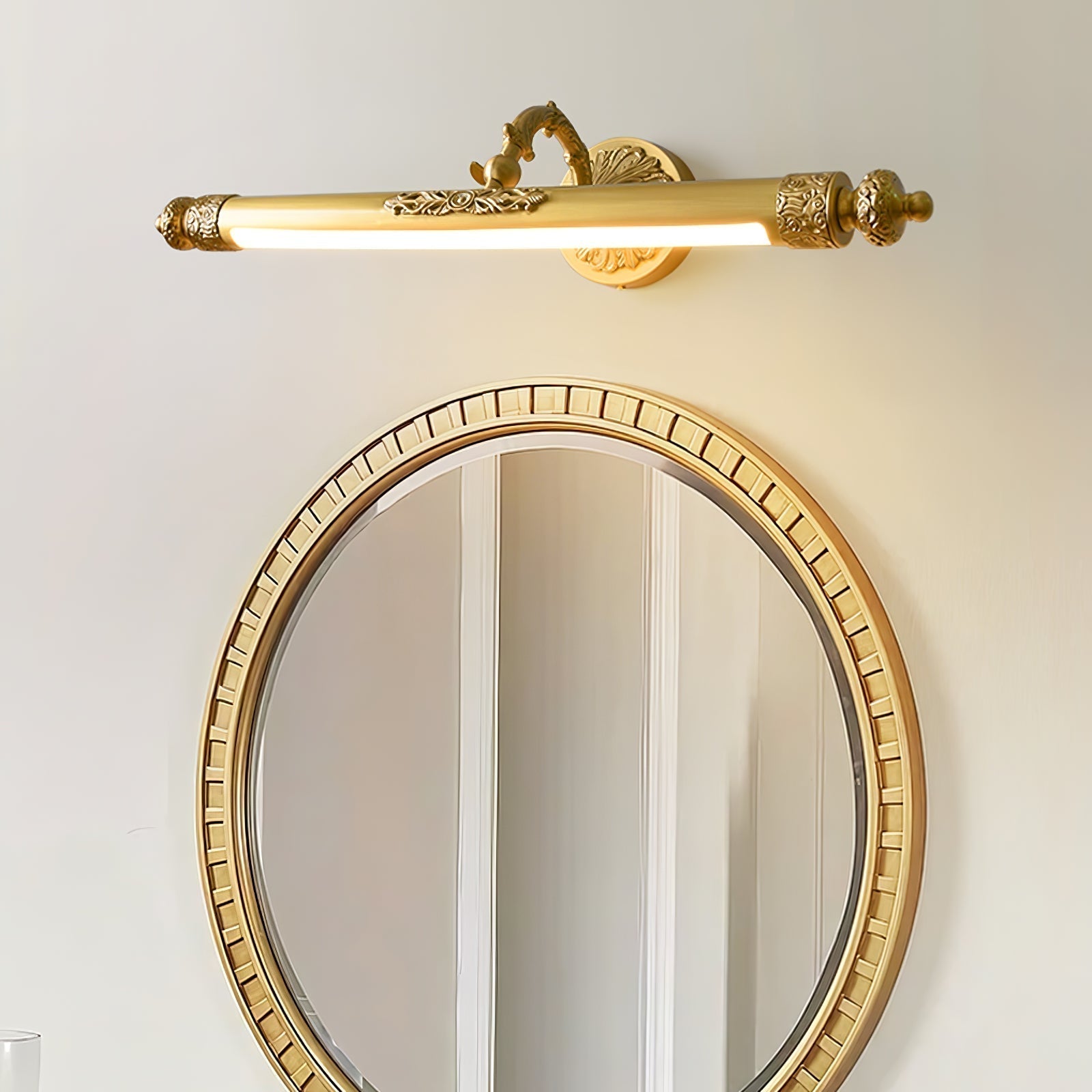 Cloren Premium Nordic Art Vanity Brass Wall Light