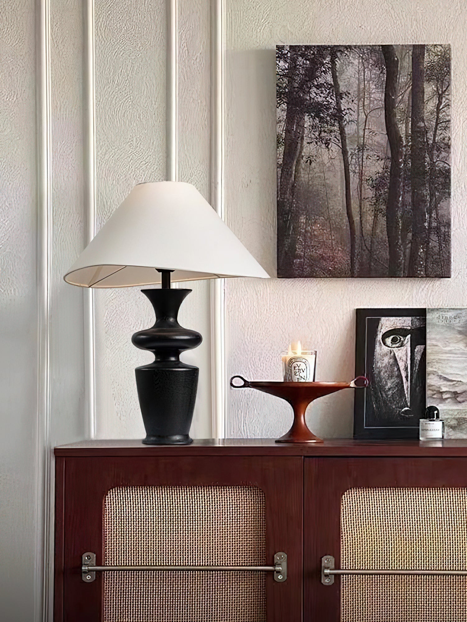 Sylaleria Minimalist Wood Table Lamp