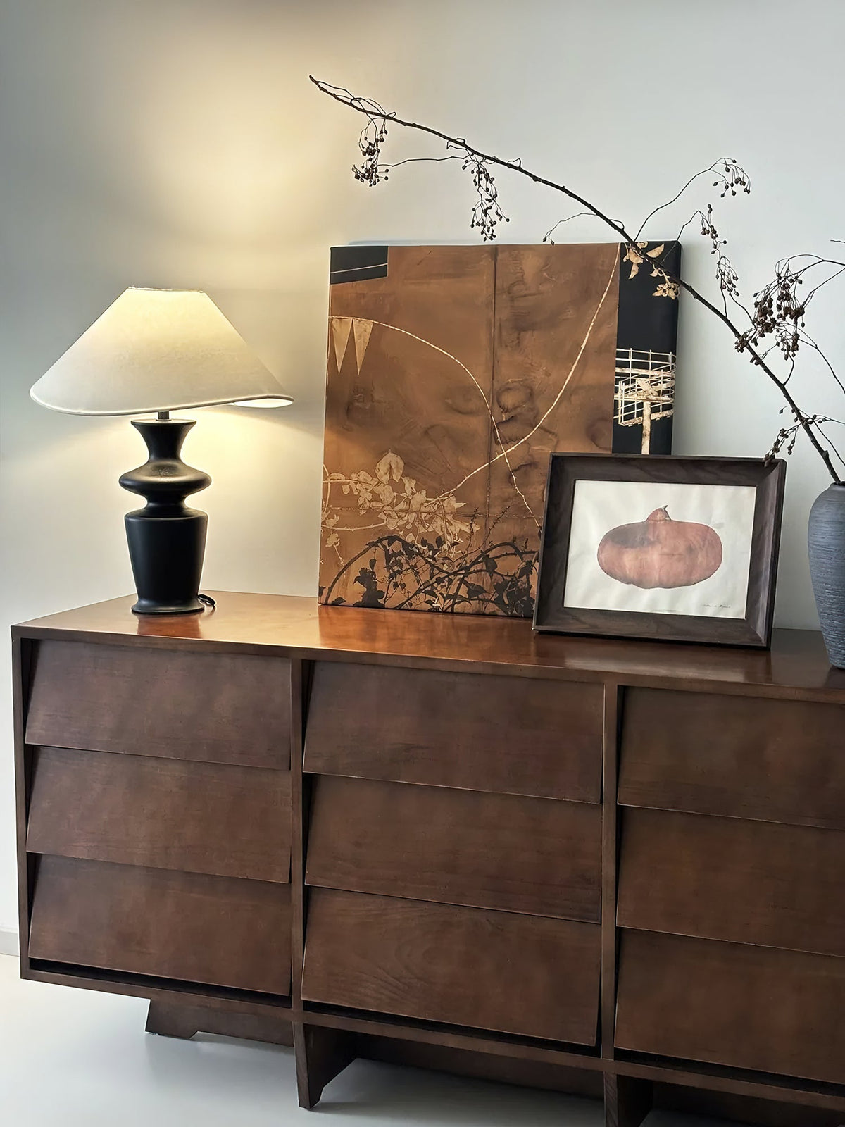 Sylaleria Minimalist Wood Table Lamp