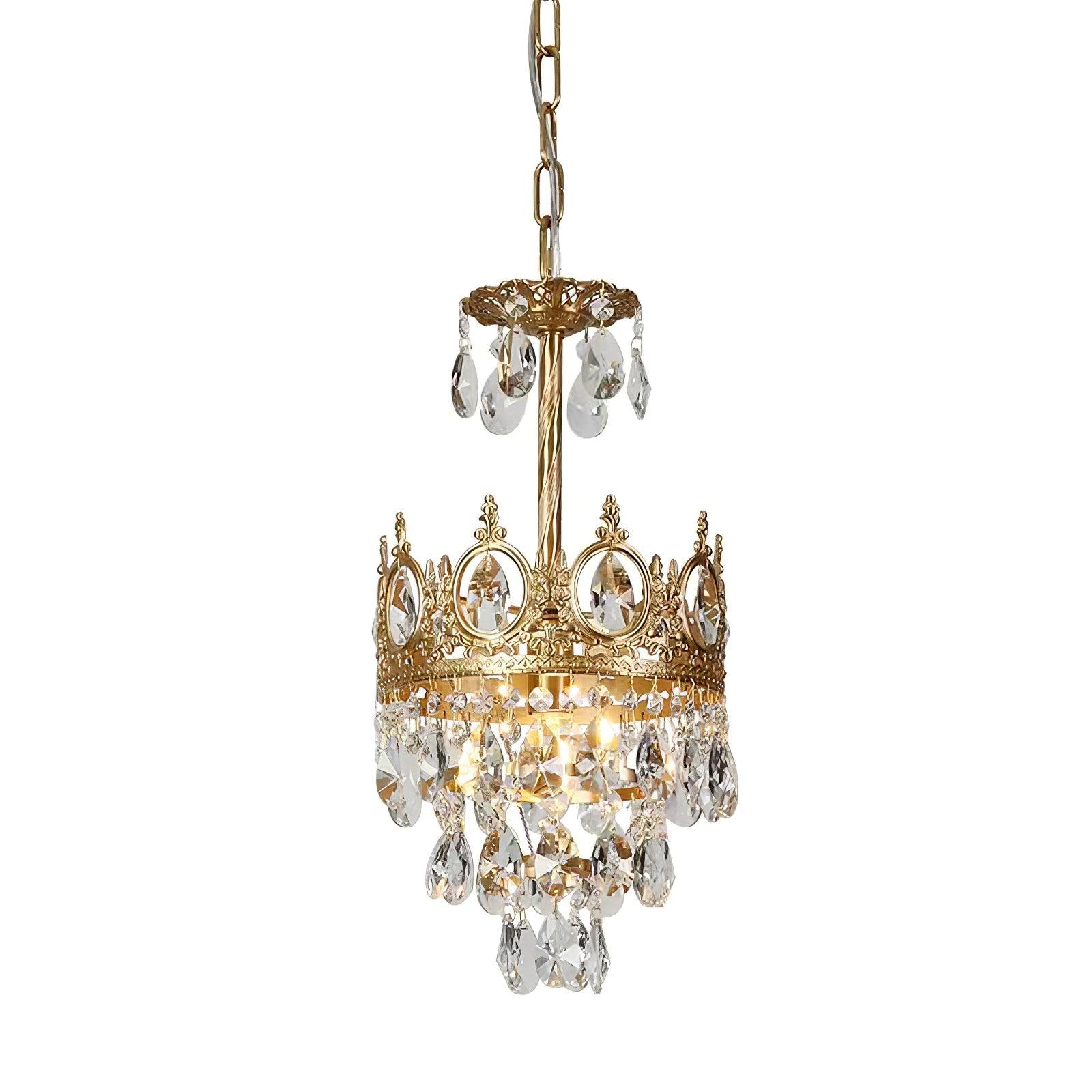 Luxeian Vintage Crystal Chandelier