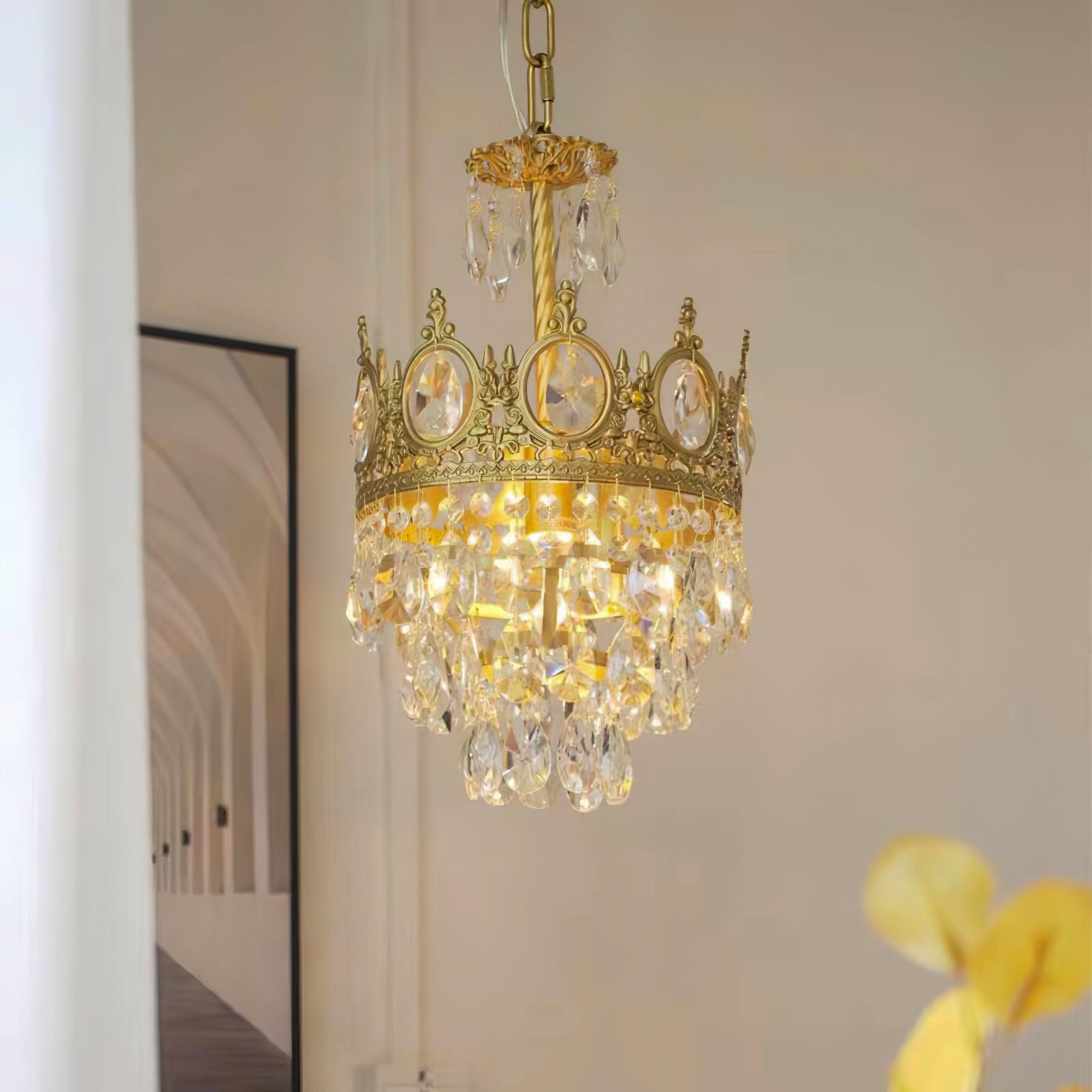 Luxeian Vintage Crystal Chandelier
