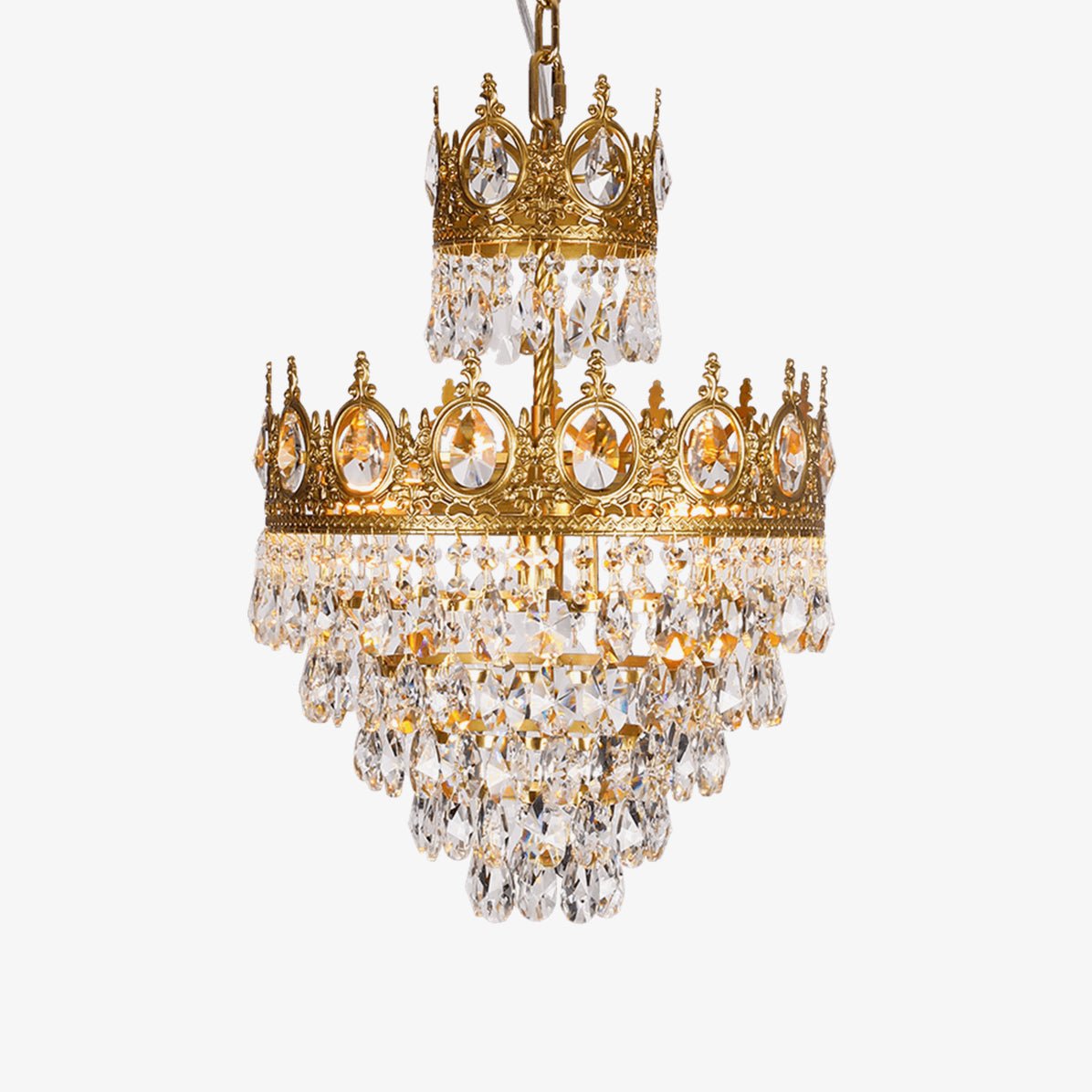 Luxeian Vintage Crystal Chandelier