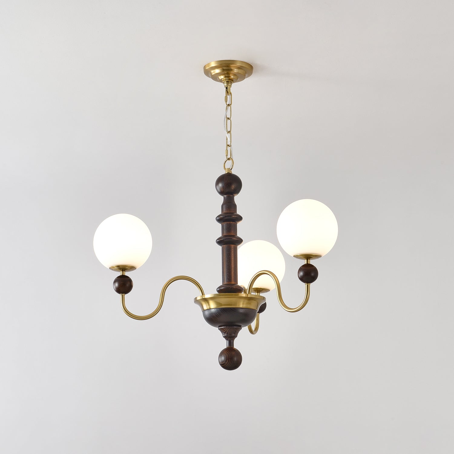 Lumirora Chandelier Vintage Curved Sphere