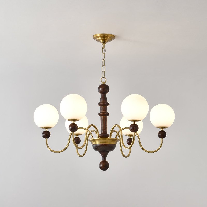 Lumirora Chandelier Vintage Curved Sphere