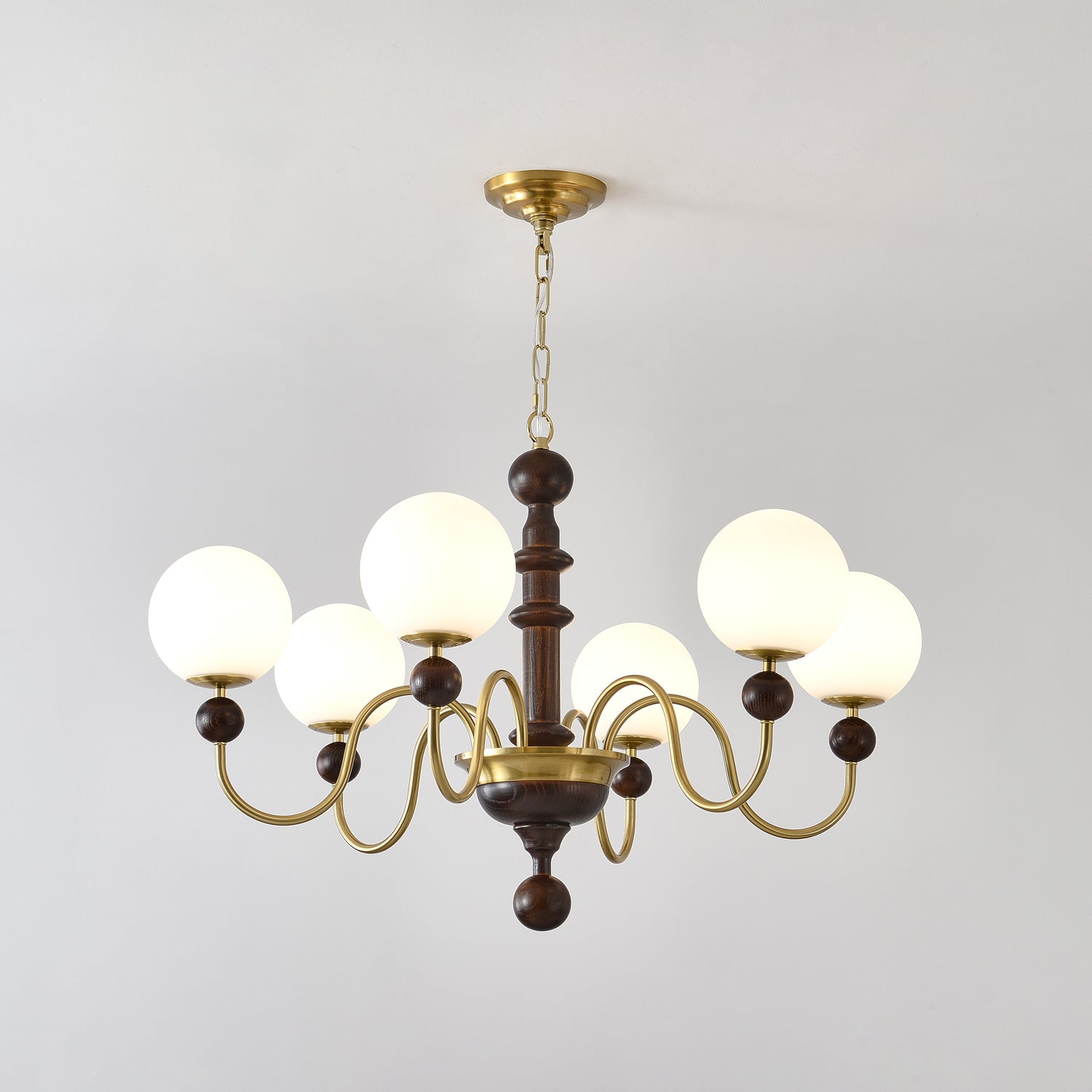 Lumirora Chandelier Vintage Curved Sphere