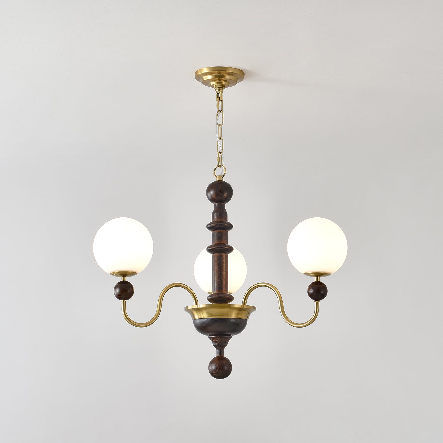 Lumirora Chandelier Vintage Curved Sphere