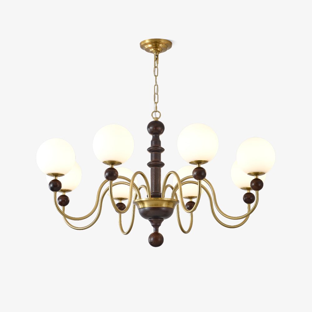 Lumirora Chandelier Vintage Curved Sphere