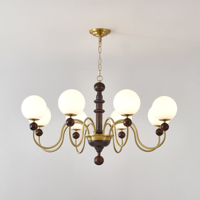 Lumirora Chandelier Vintage Curved Sphere