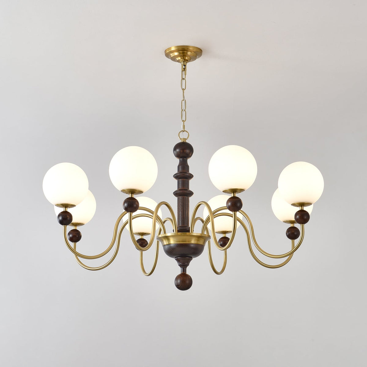 Lumirora Chandelier Vintage Curved Sphere
