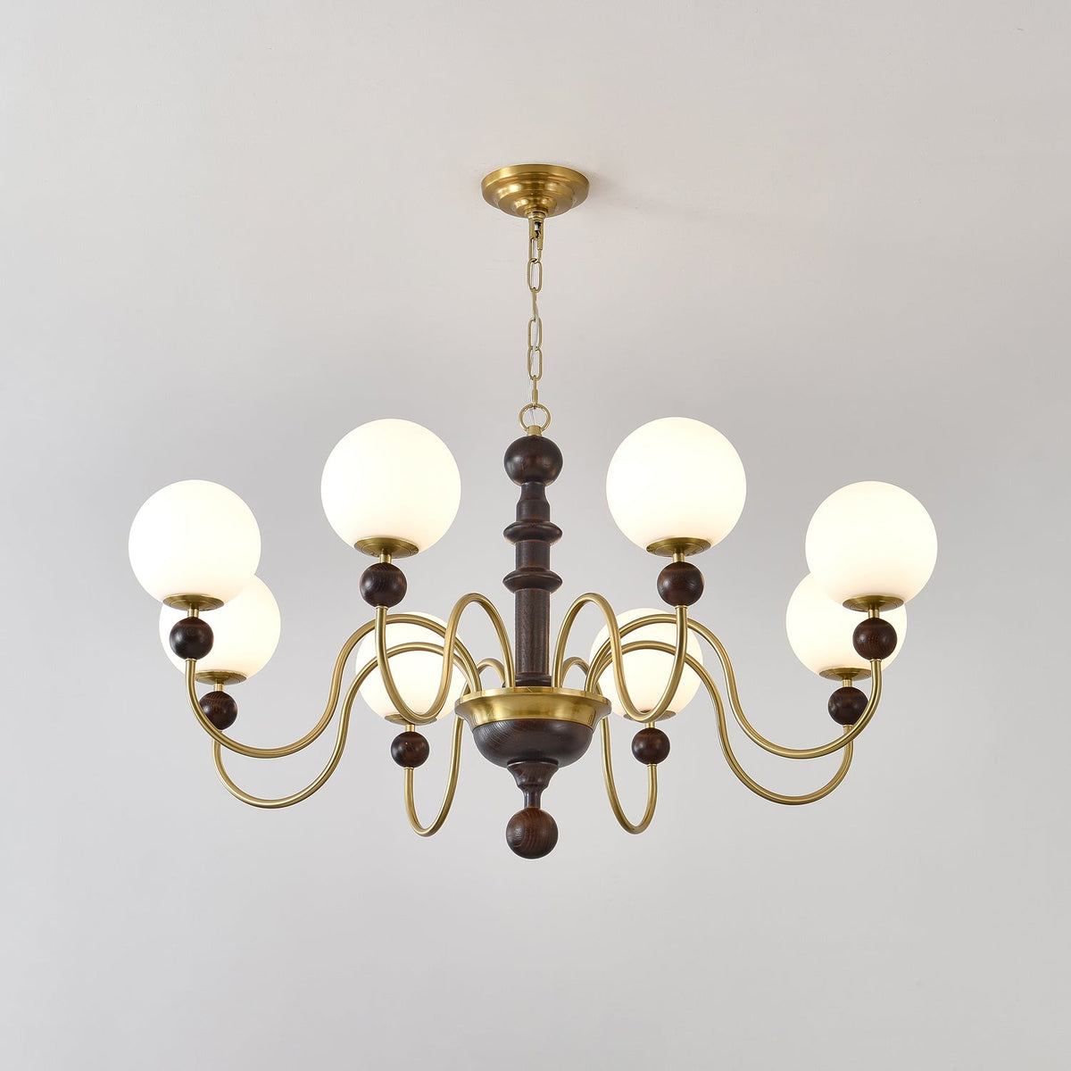 Lumirora Chandelier Vintage Curved Sphere