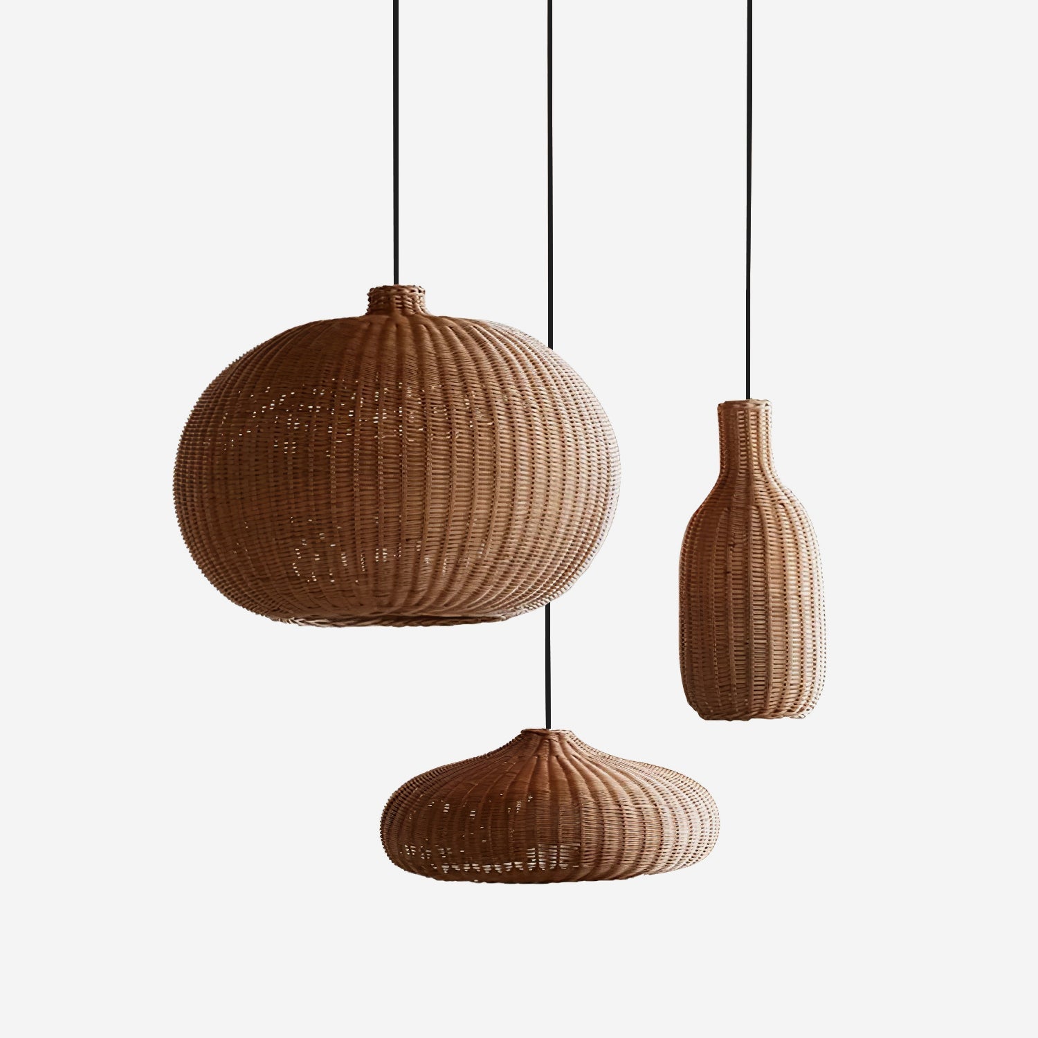 Savana Rattan Pendant Light - Neutral Decor