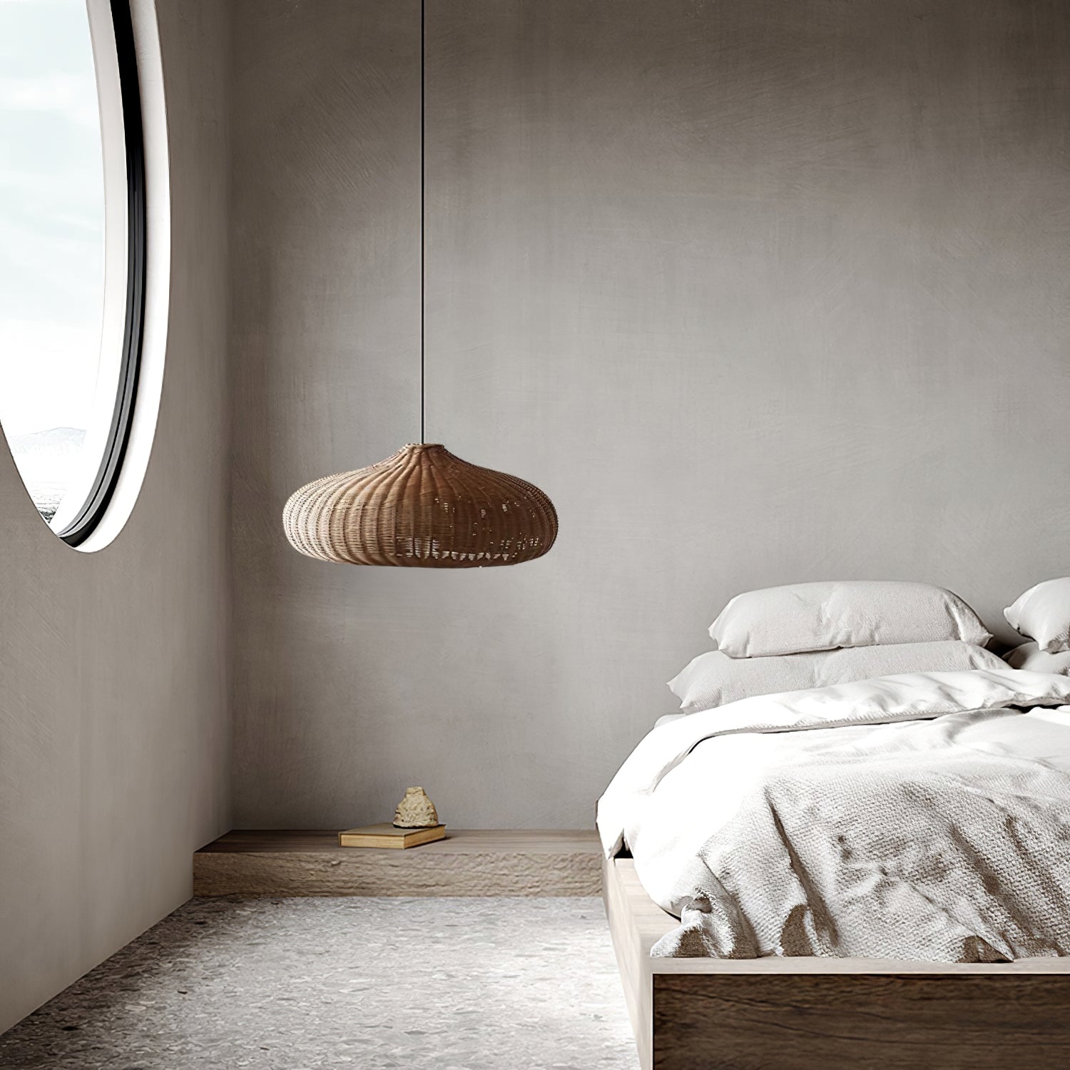 Savana Rattan Pendant Light - Neutral Decor