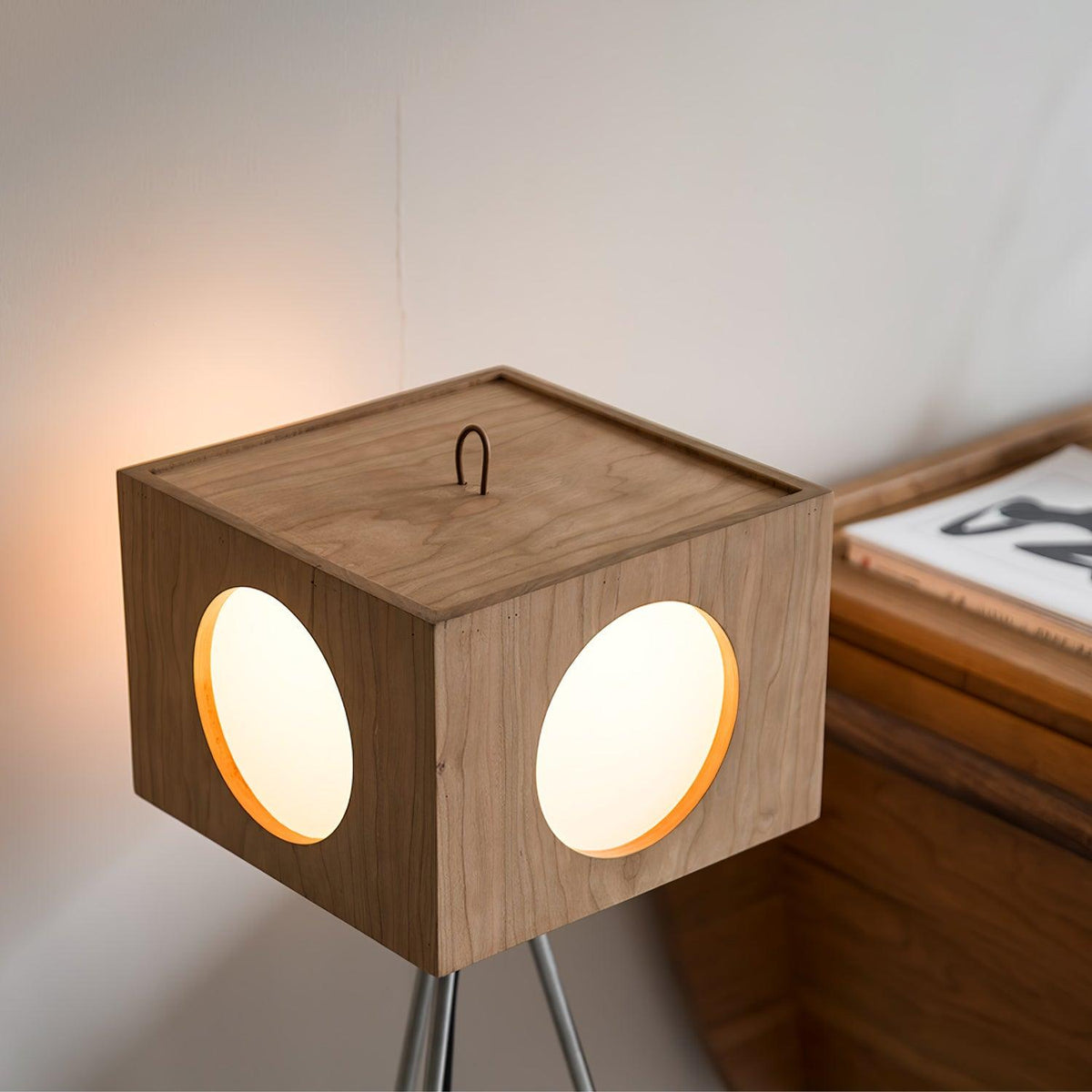 OrbitBox Vintage Camera Floor Lamp