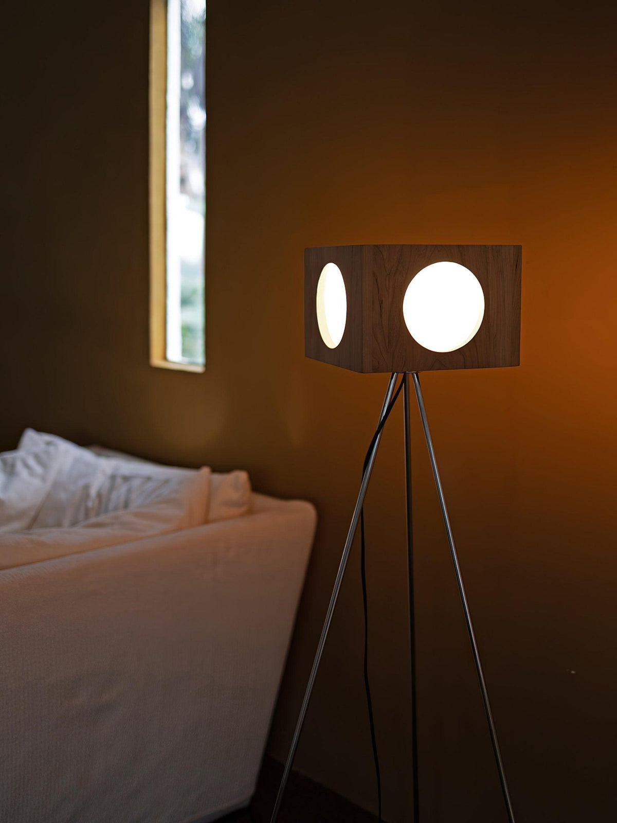 OrbitBox Vintage Camera Floor Lamp
