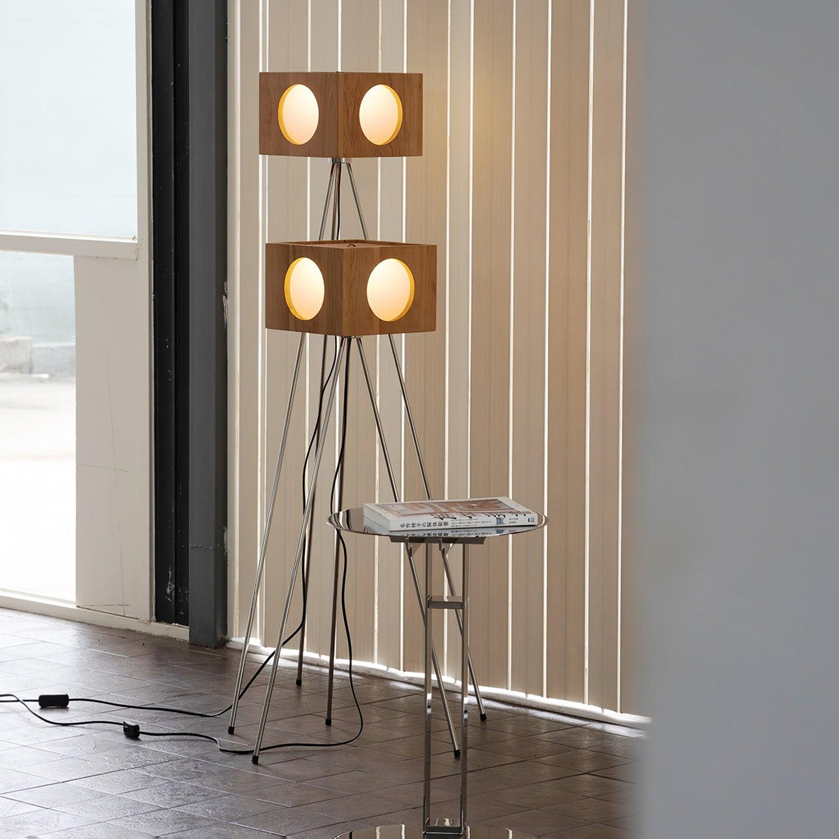 OrbitBox Vintage Camera Floor Lamp