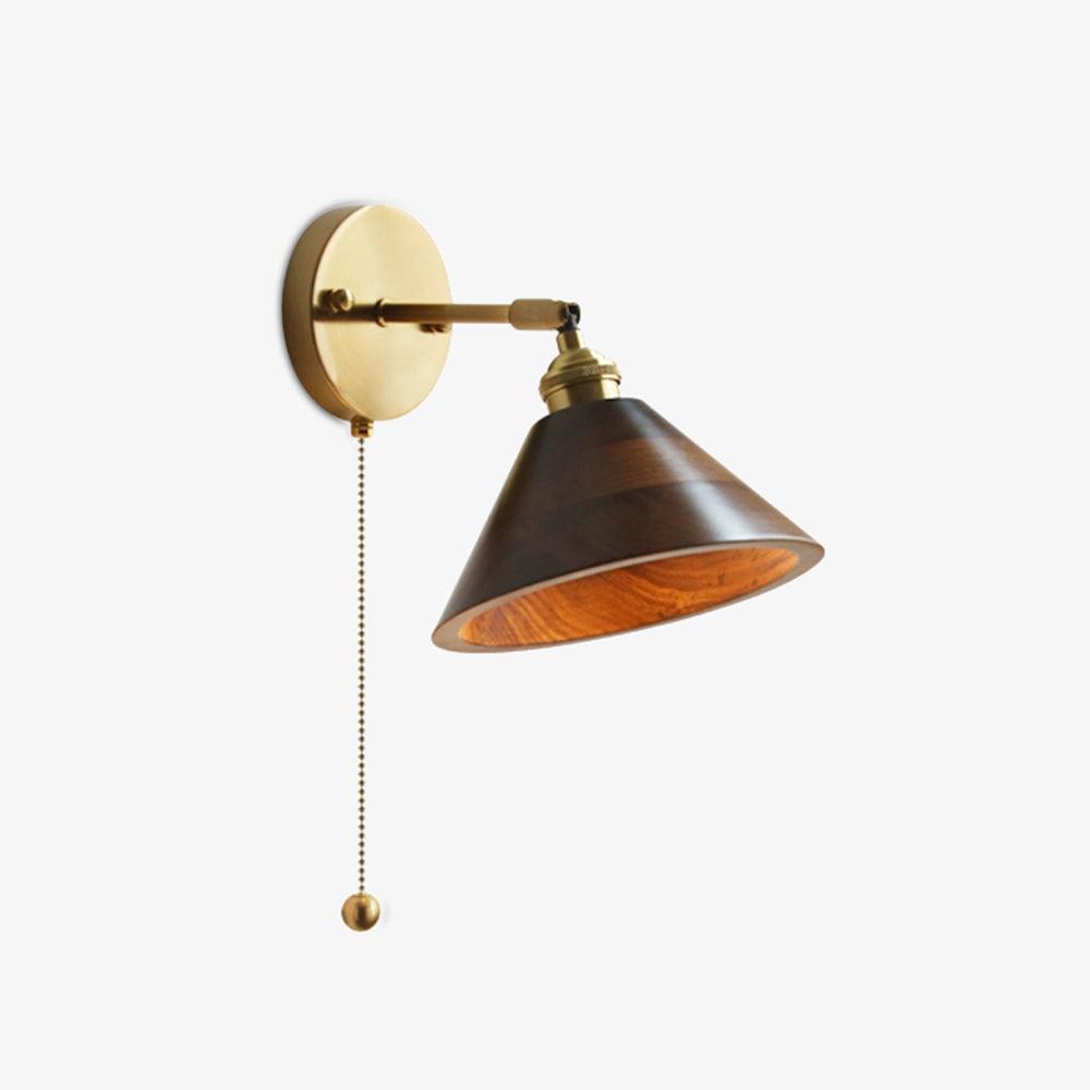 Rasen Vintage Wood Wall Lamp