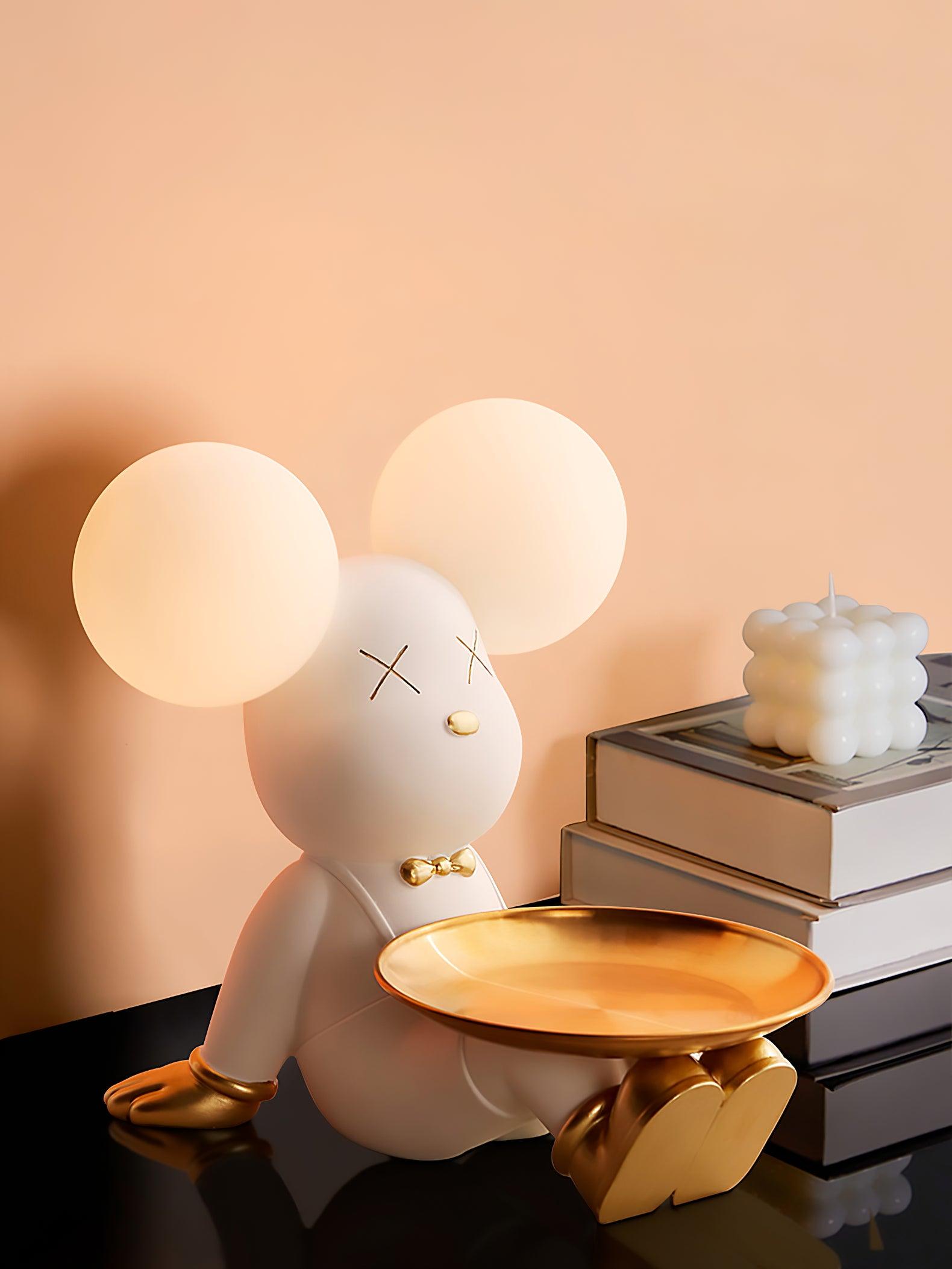 Kubo Resin Artistic Desk Lamp - Neutral Decor