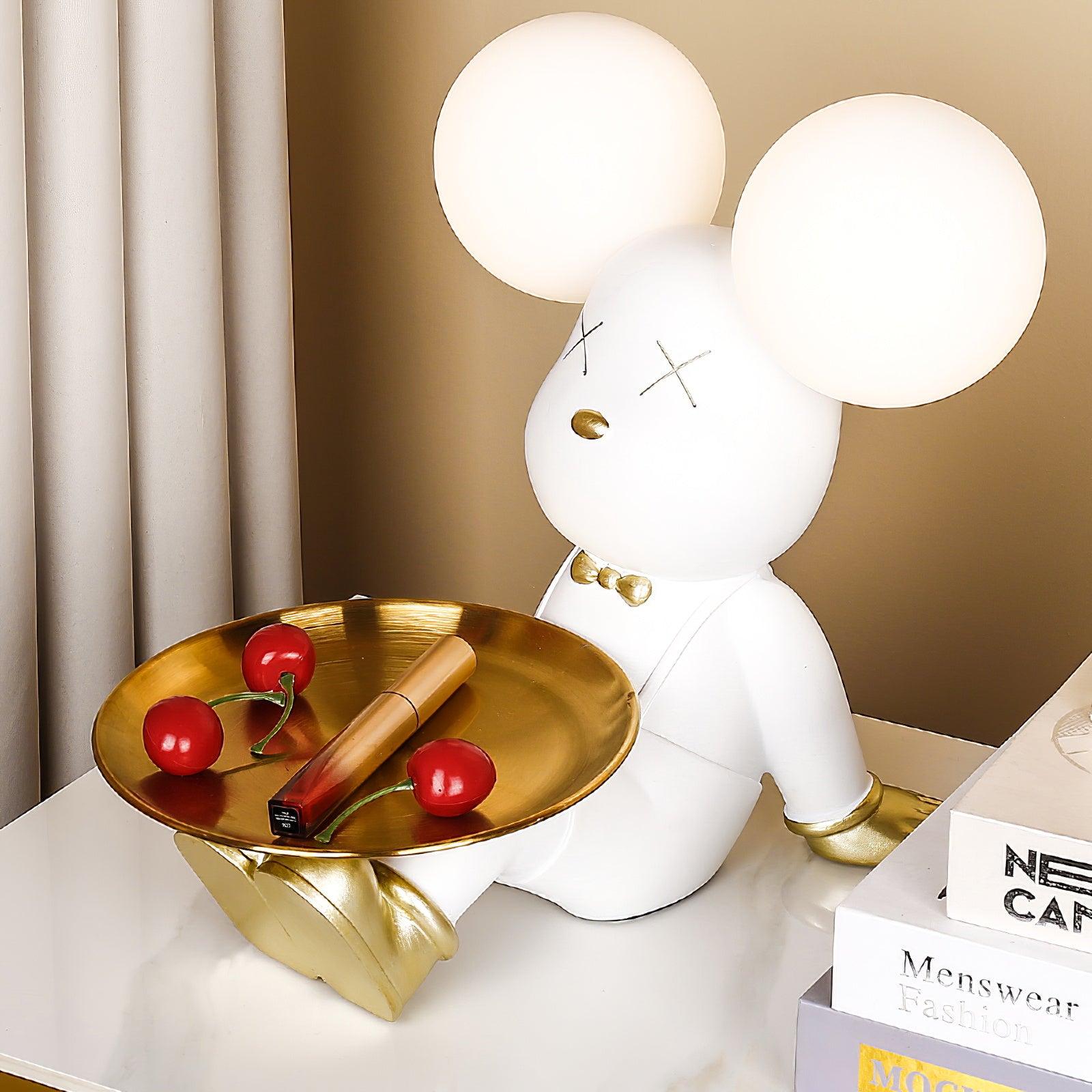 Kubo Resin Artistic Desk Lamp - Neutral Decor