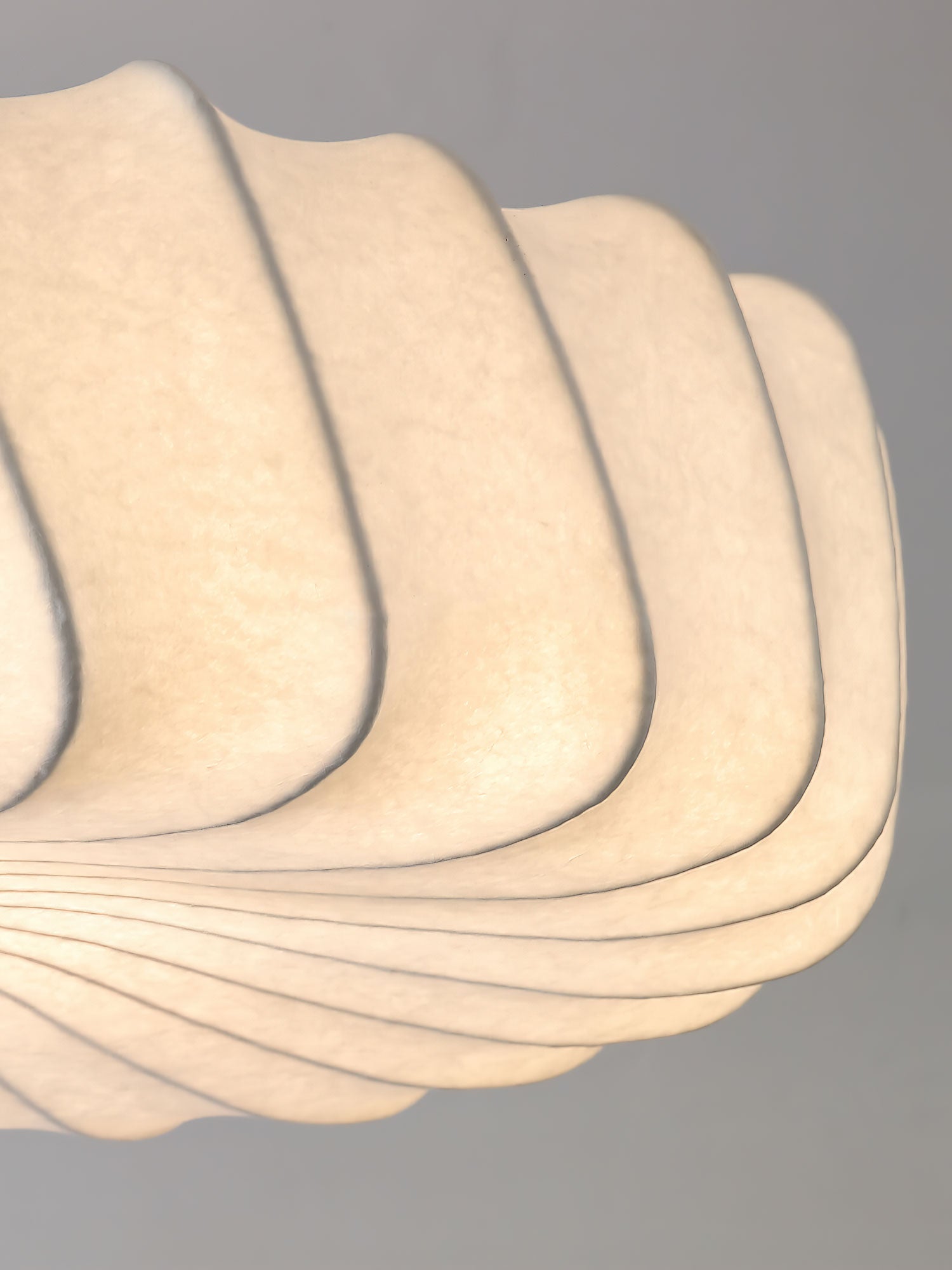 Zelore Swirl Fabric Bronze Pendant Light