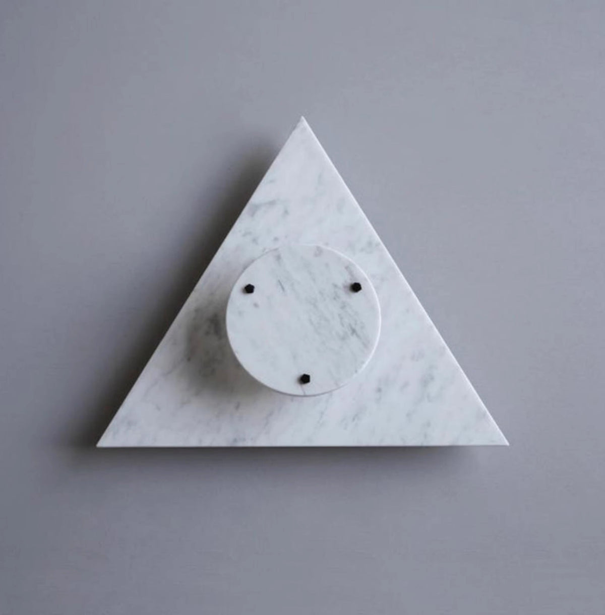 Pyramid Rustic Marble Wall Light
