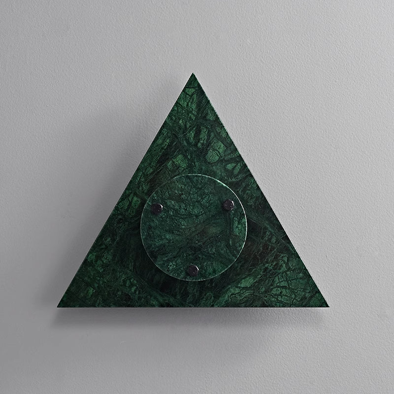 Pyramid Rustic Marble Wall Light