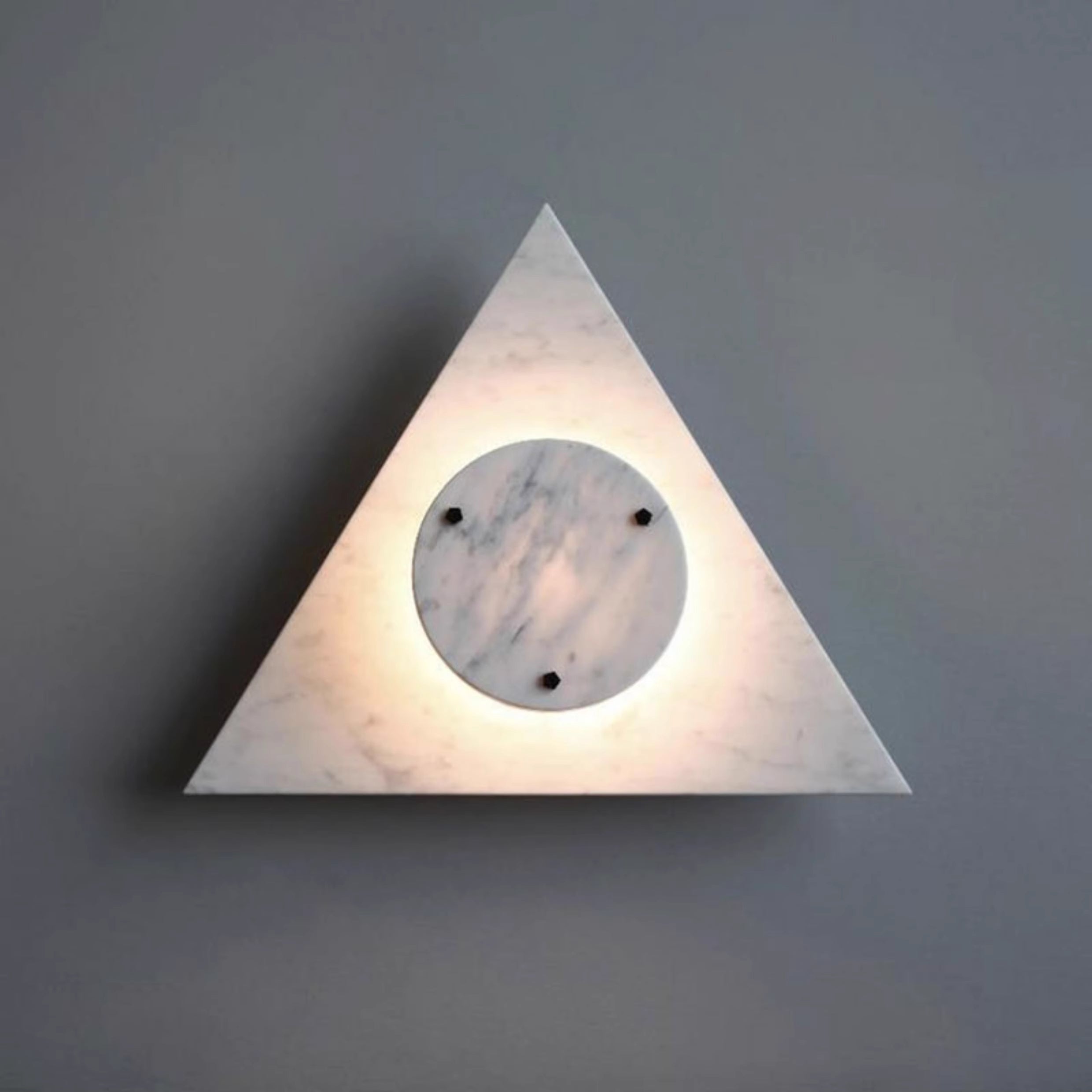 Pyramid Rustic Marble Wall Light