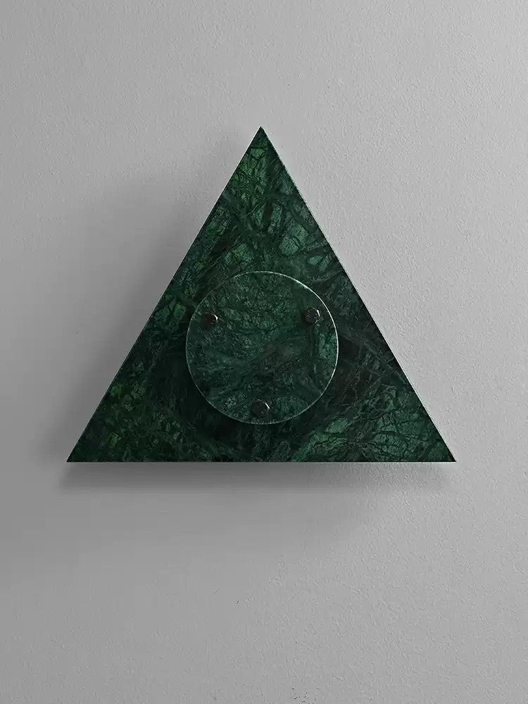 Pyramid Rustic Marble Wall Light