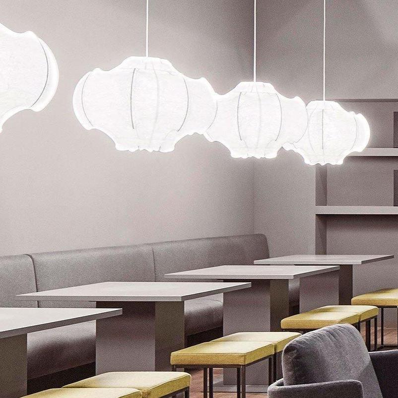 Lotus Minimalist Silk Pendant Lamp