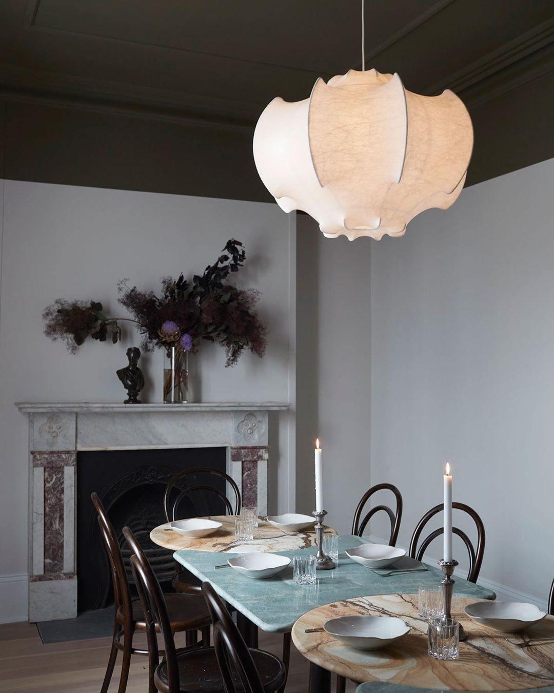 Lotus Minimalist Silk Pendant Lamp