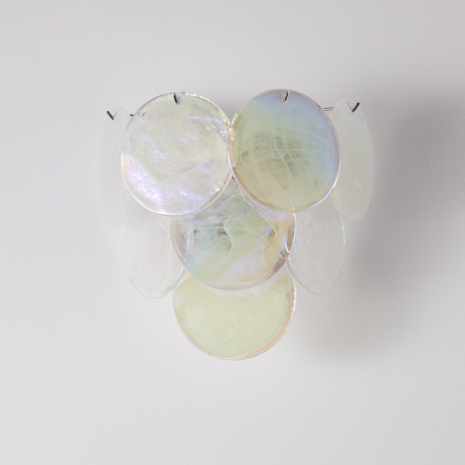Vivelle Wall Light Ethereal Glass Petal - Neutral Decor