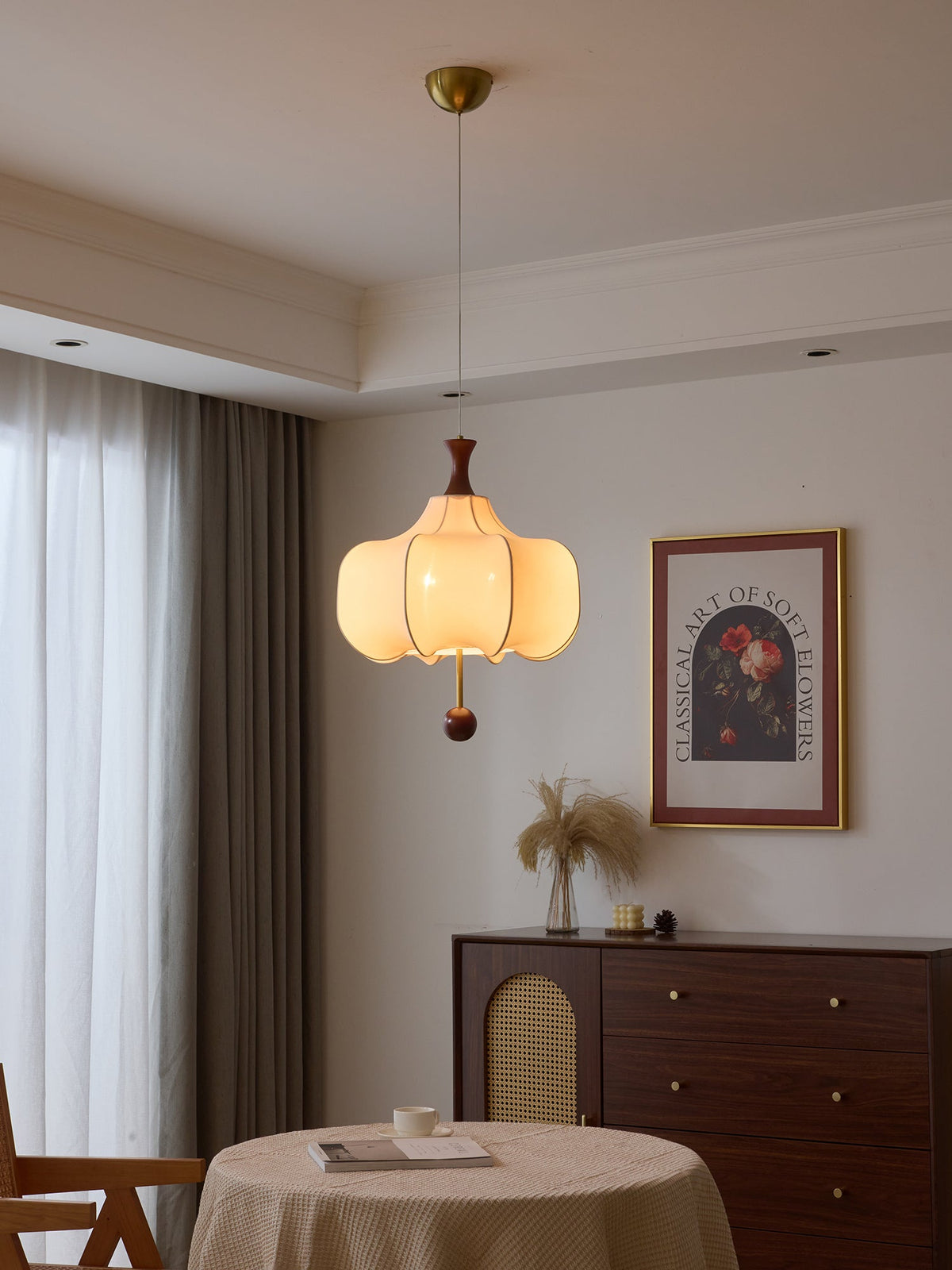 Venoryra Premium Elegance Cloud Wood Pendant Lamp