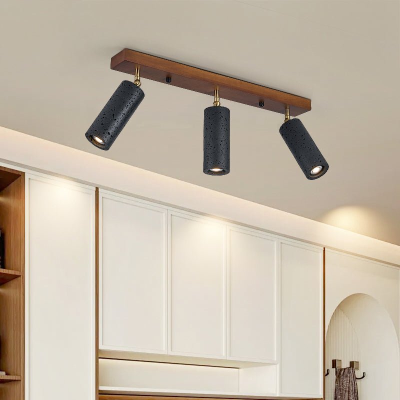 Eurliryra  Black Travertine Trio Ceiling Spot
