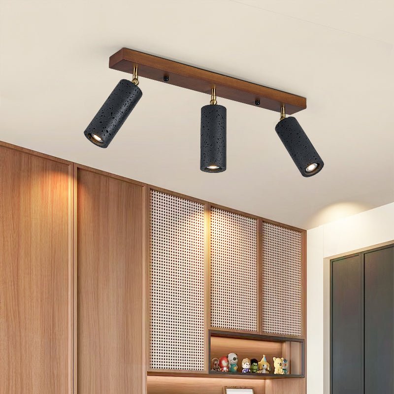 Eurliryra  Black Travertine Trio Ceiling Spot