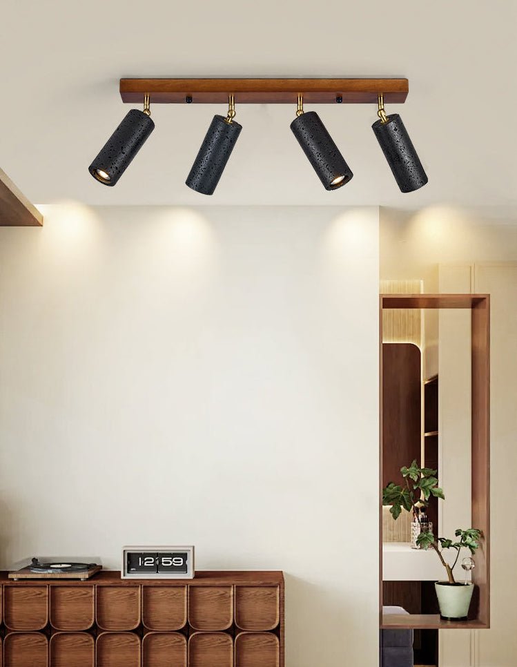 Eurliryra  Black Travertine Trio Ceiling Spot