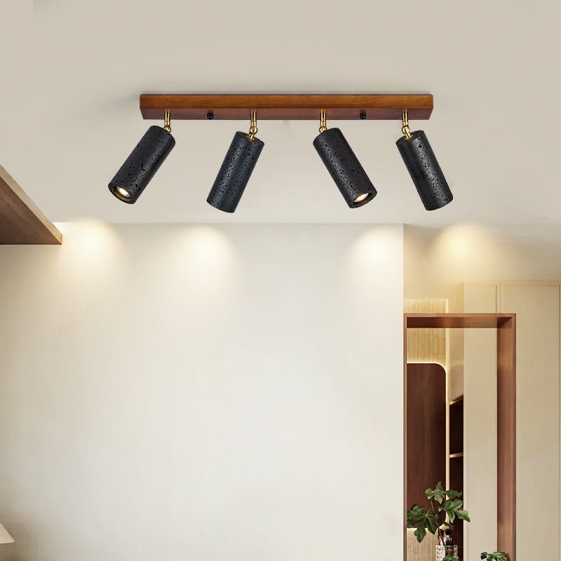 Eurliryra  Black Travertine Trio Ceiling Spot