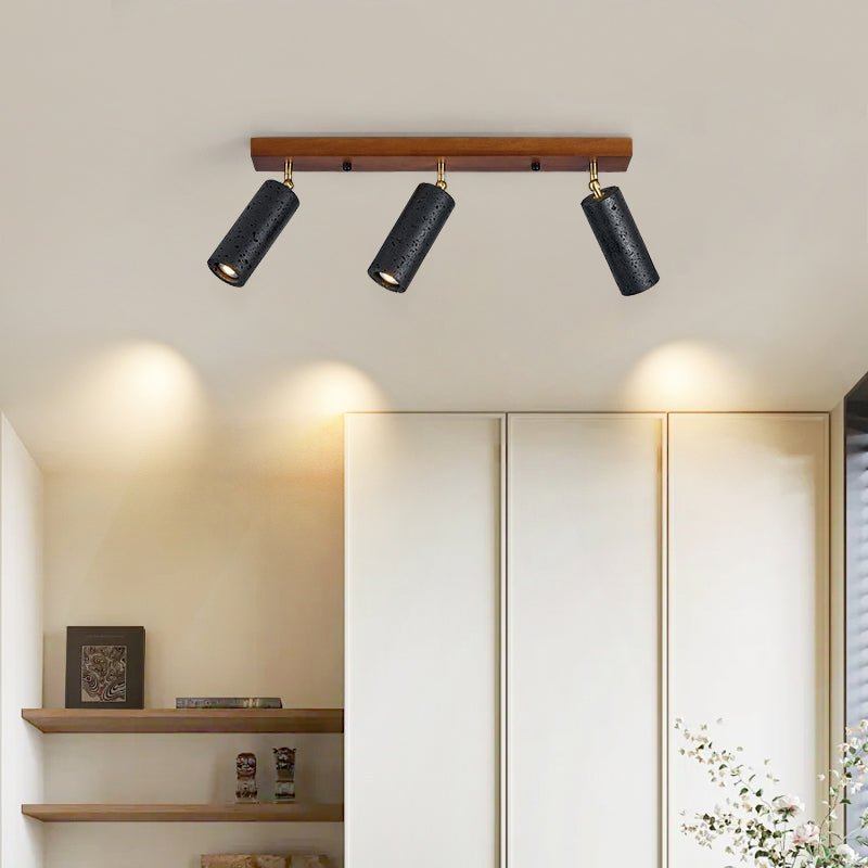 Eurliryra  Black Travertine Trio Ceiling Spot