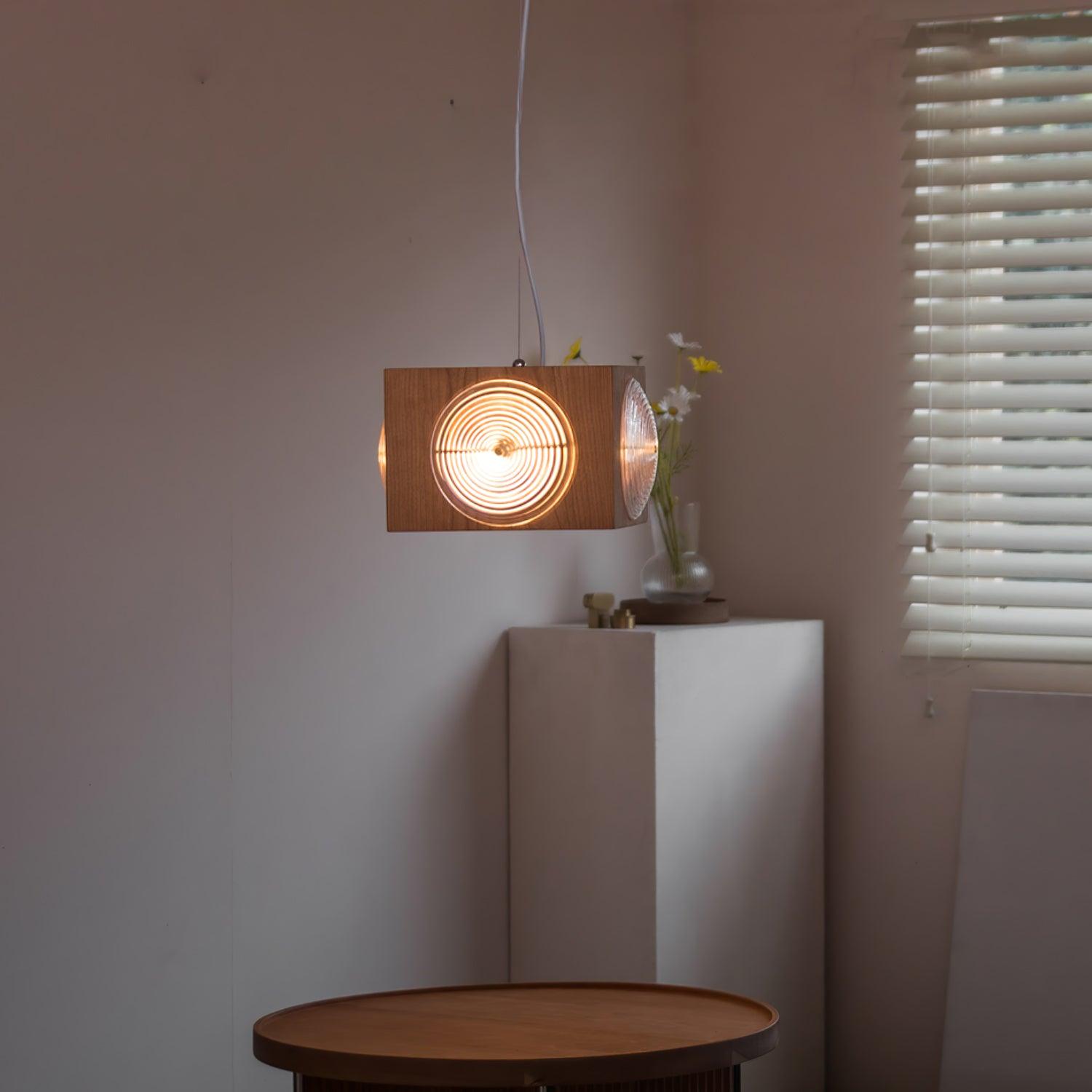 Allaeira Premium Nordic Art Wood Pendant Lamp