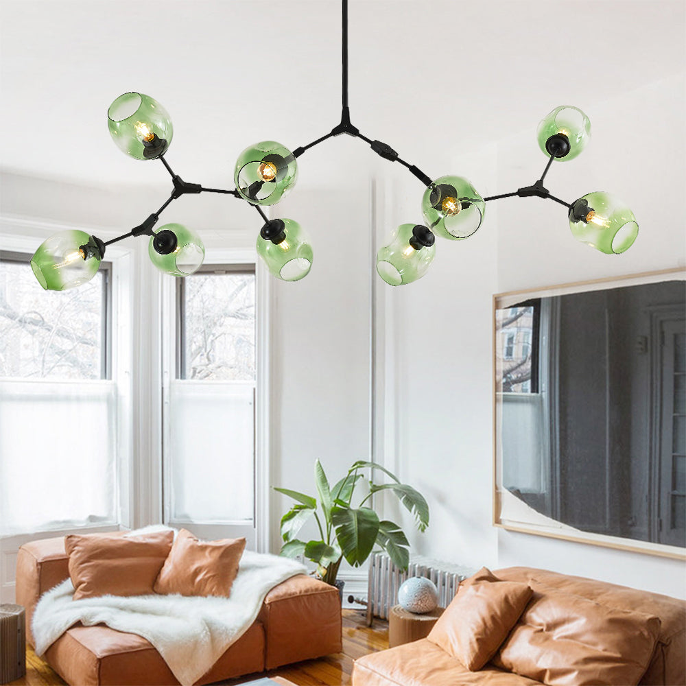 Valentina Nordic Modern Glass Pendant Light Bubble - Neutral Decor
