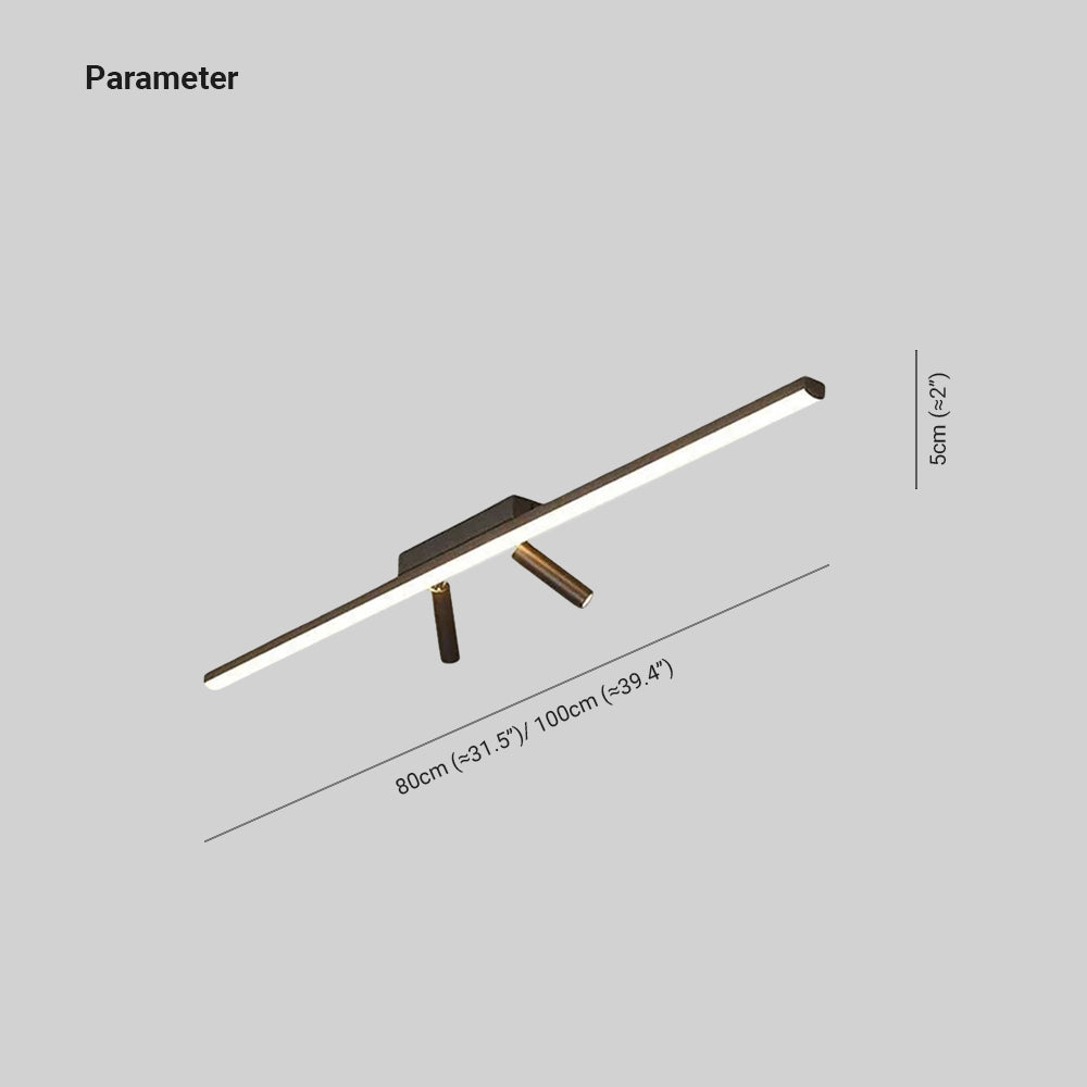 Aim Simple Linear LED Ceiling Light Spotlight - Neutral Decor